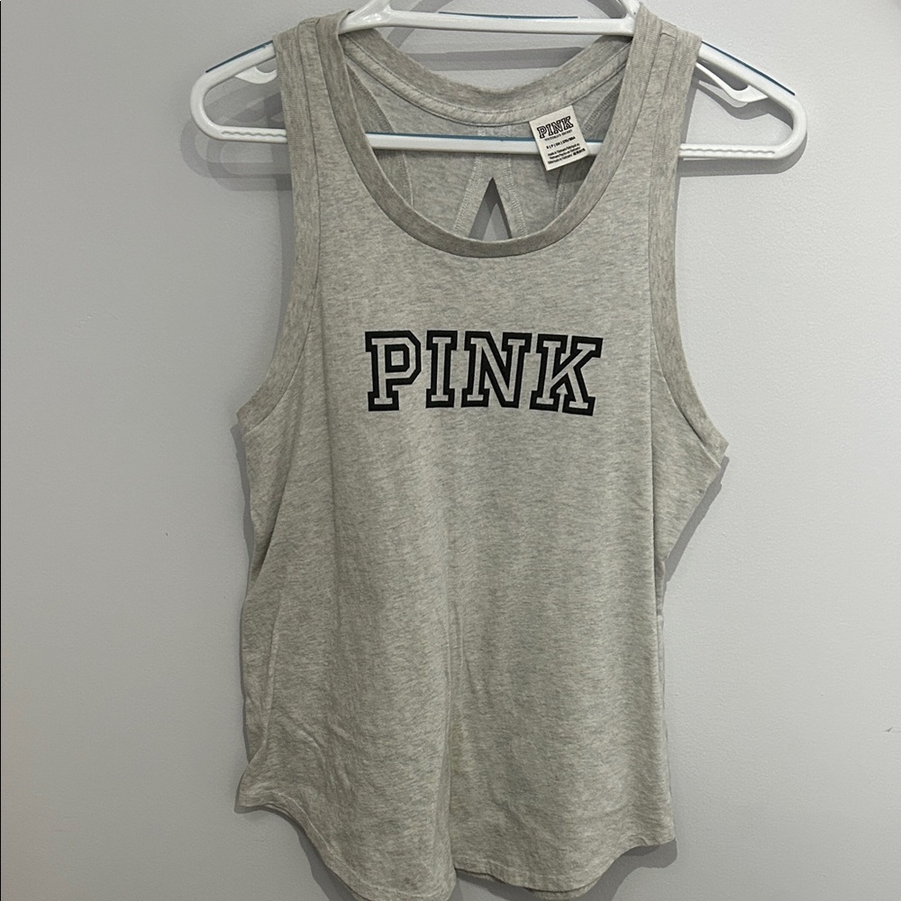 PINK Victoria's Secret Heather Gray Tank Top